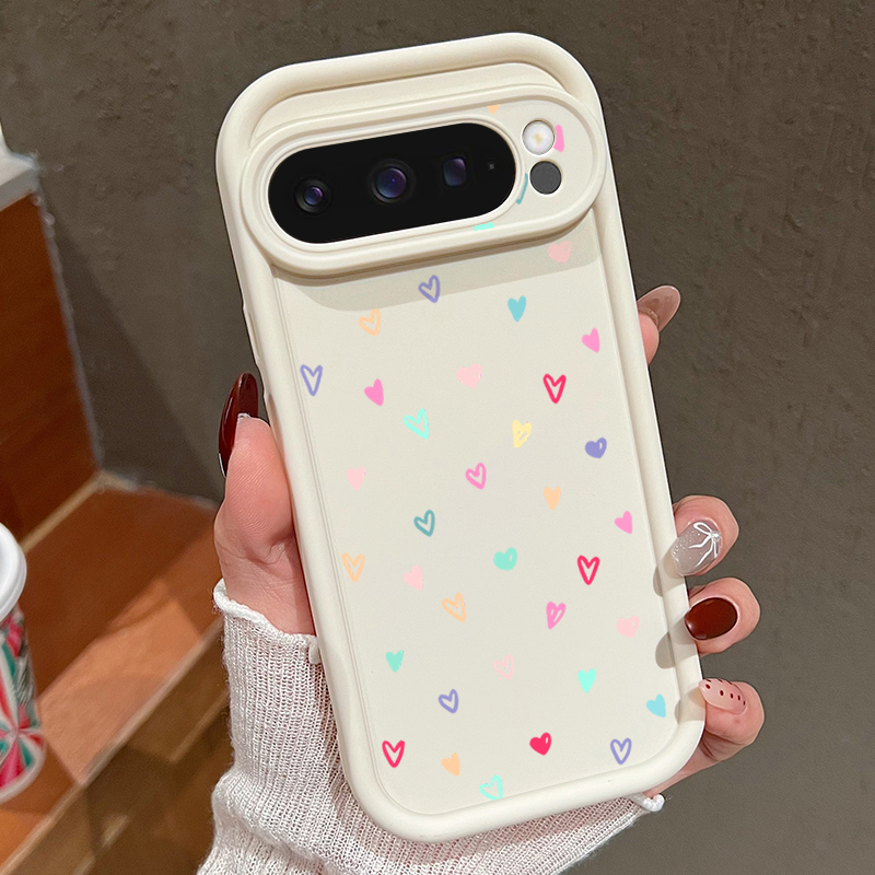 Colorful Little Hearts Soft Ca - Google Pixel 9 review and price