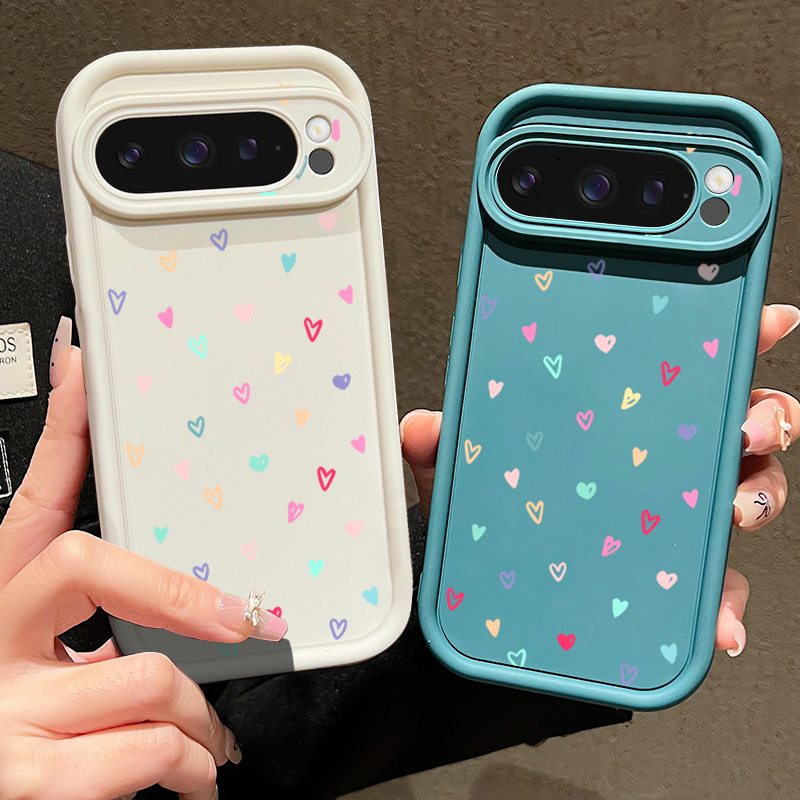 Colorful Little Hearts Soft Ca - Google Pixel 9 review and price