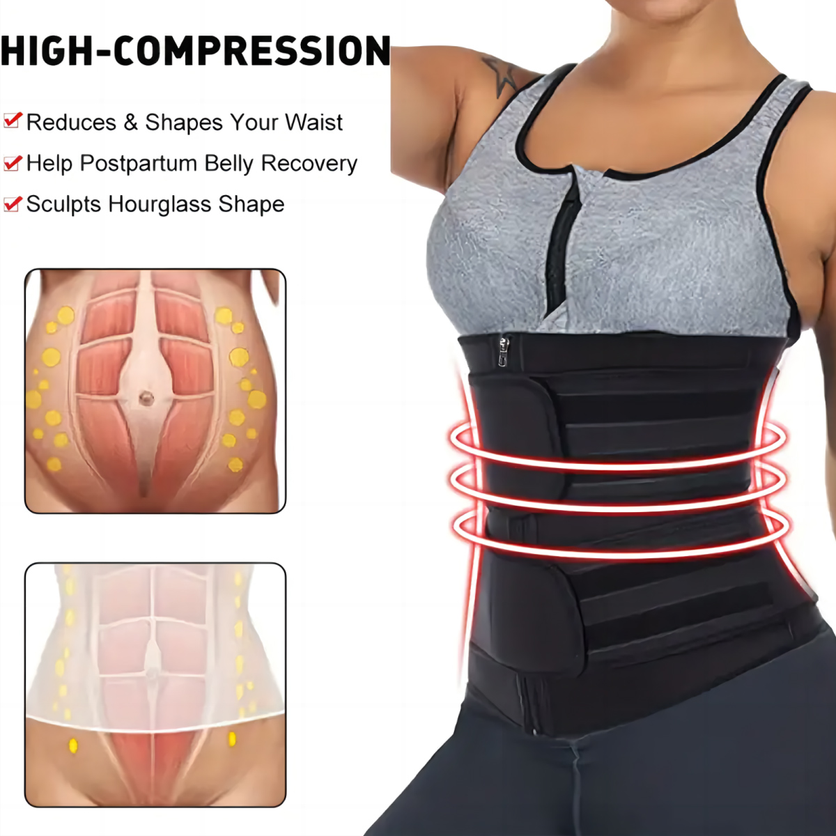 Women Waist Trainer Belt Doubl - Rugged Sport Strap review and price