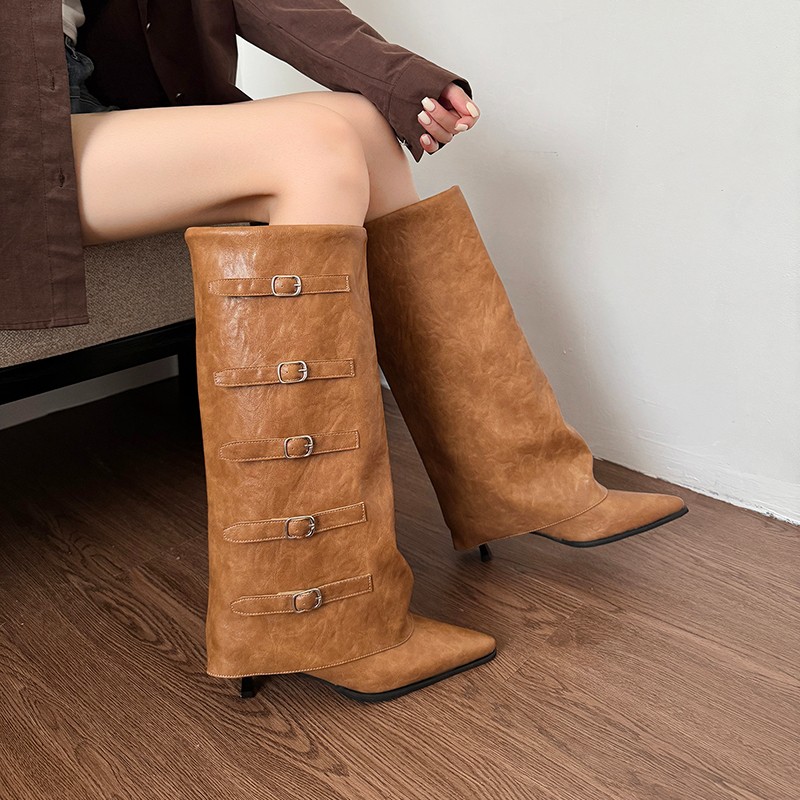 New Autumn Winter Pointed Toe  - Leather Classic Strap review and price