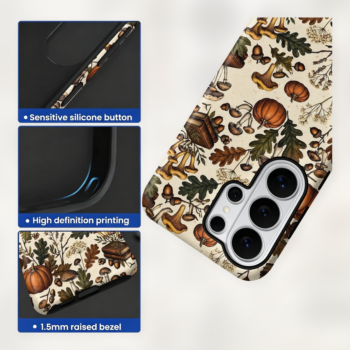 Autumn Mushroom Pumpkin Patter - Samsung Galaxy S24 review and price